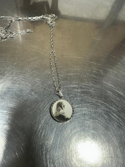 PINGENTE DIAMANTADO COM FOTOGRAVAÇÃO E FRASE – CORRENTE CARTIER 60cm